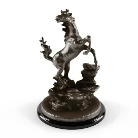 Bronze horse statuette